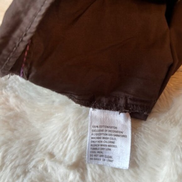 2/$30 Old Navy Brown Capri Pants Girl's Size 10 - Picture 13 of 14